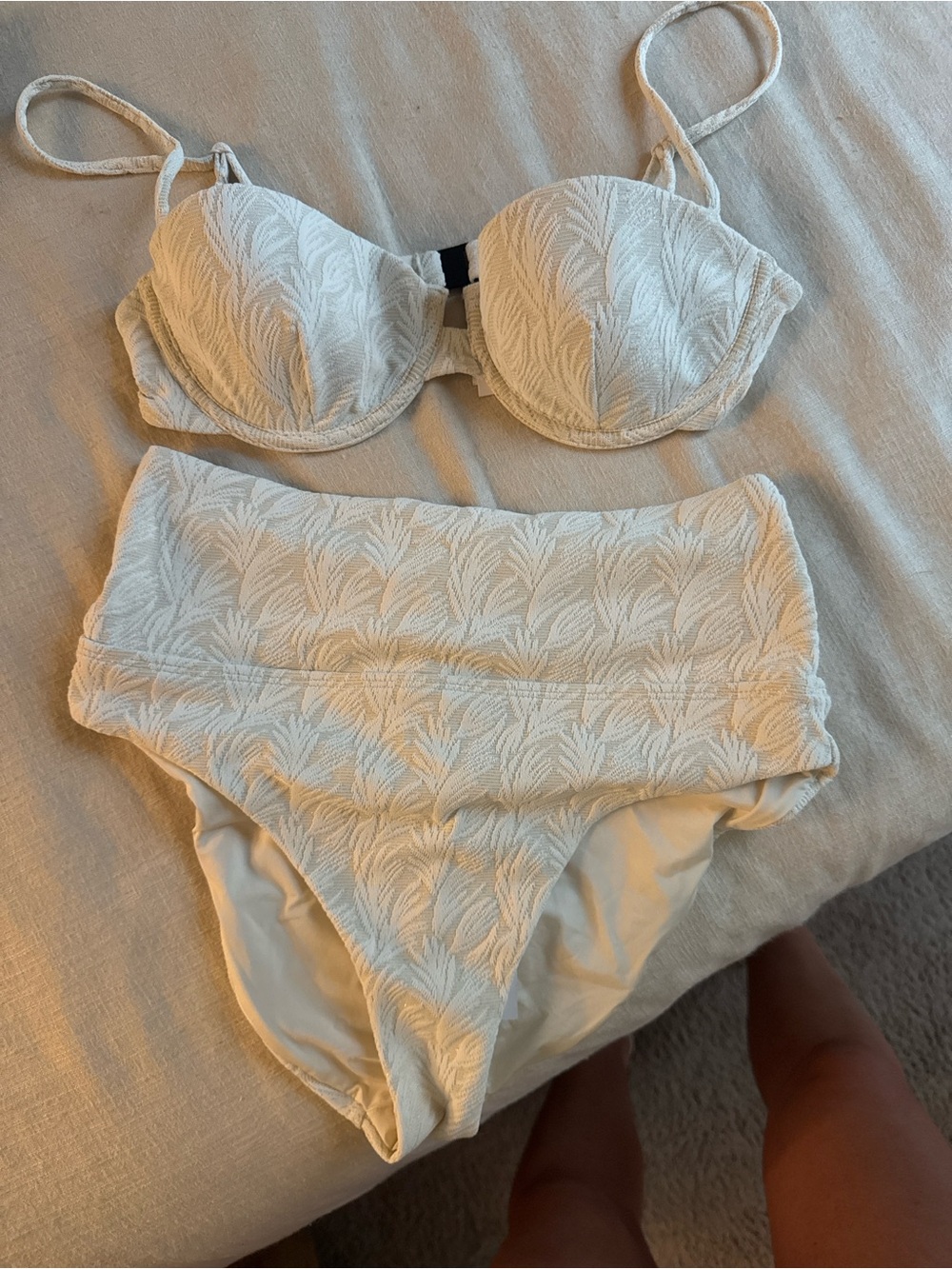 Onia Dalia top + Emilia bottom High-Waist Bikini